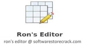Ron`s Editor Crack v12.4.1919 + Activation Key Torrent Free!